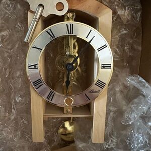 Classic Gold and Silver Wall Clock